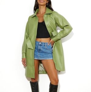 Finder Keepers Faux Leather Coat